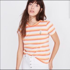 Madewell daisy northside vintage T-shirt striped